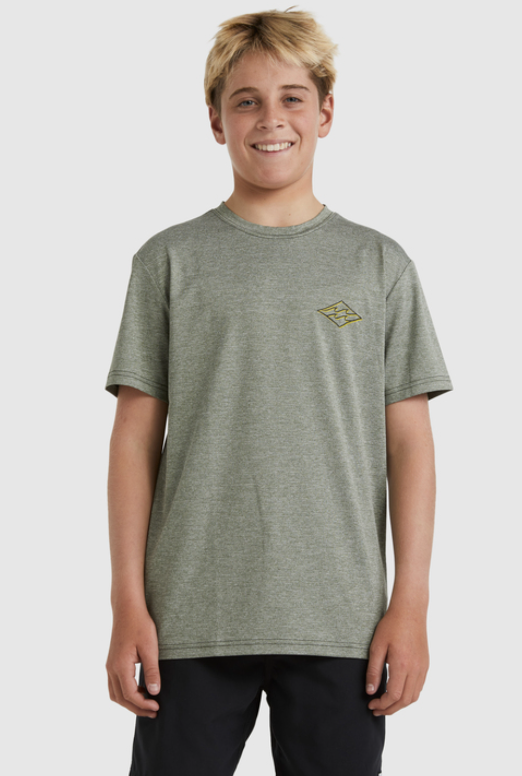 BOYS DIAMOND SHORELINE RASH SHIRT