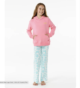 HIBISCUS HEAT LOGO HOOD-GIRLS