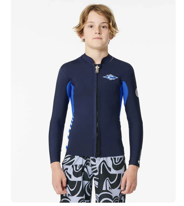 DAWN PATROL L/SL FRONT ZIP JACKET - BOYS