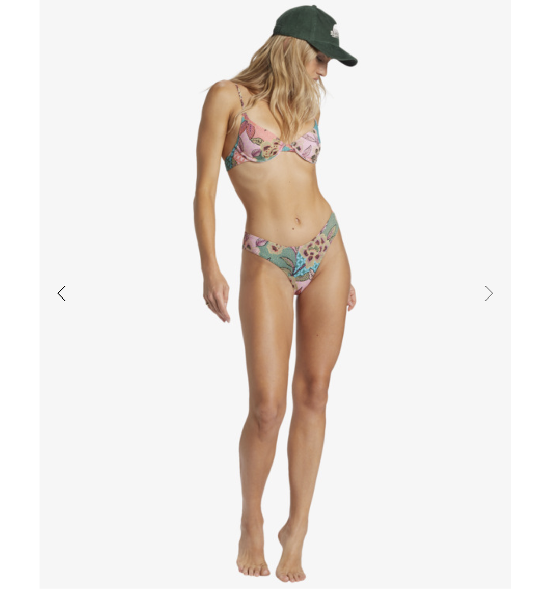 VISIONS OF PARADISE DEMI UNDERWIRE BIKINI SET