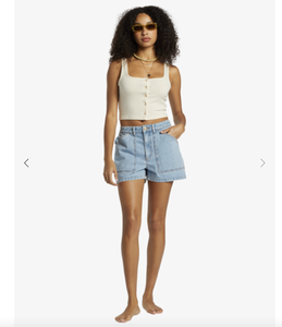 LEIA DENIM SHORTS