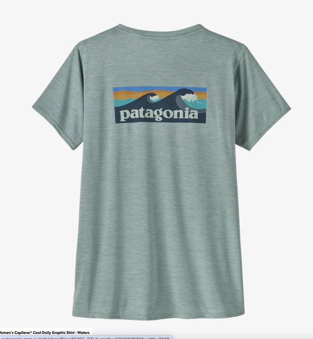 CAPOLINE COOL DAILY GRAPHIC TEE-WATERS-WOMENS