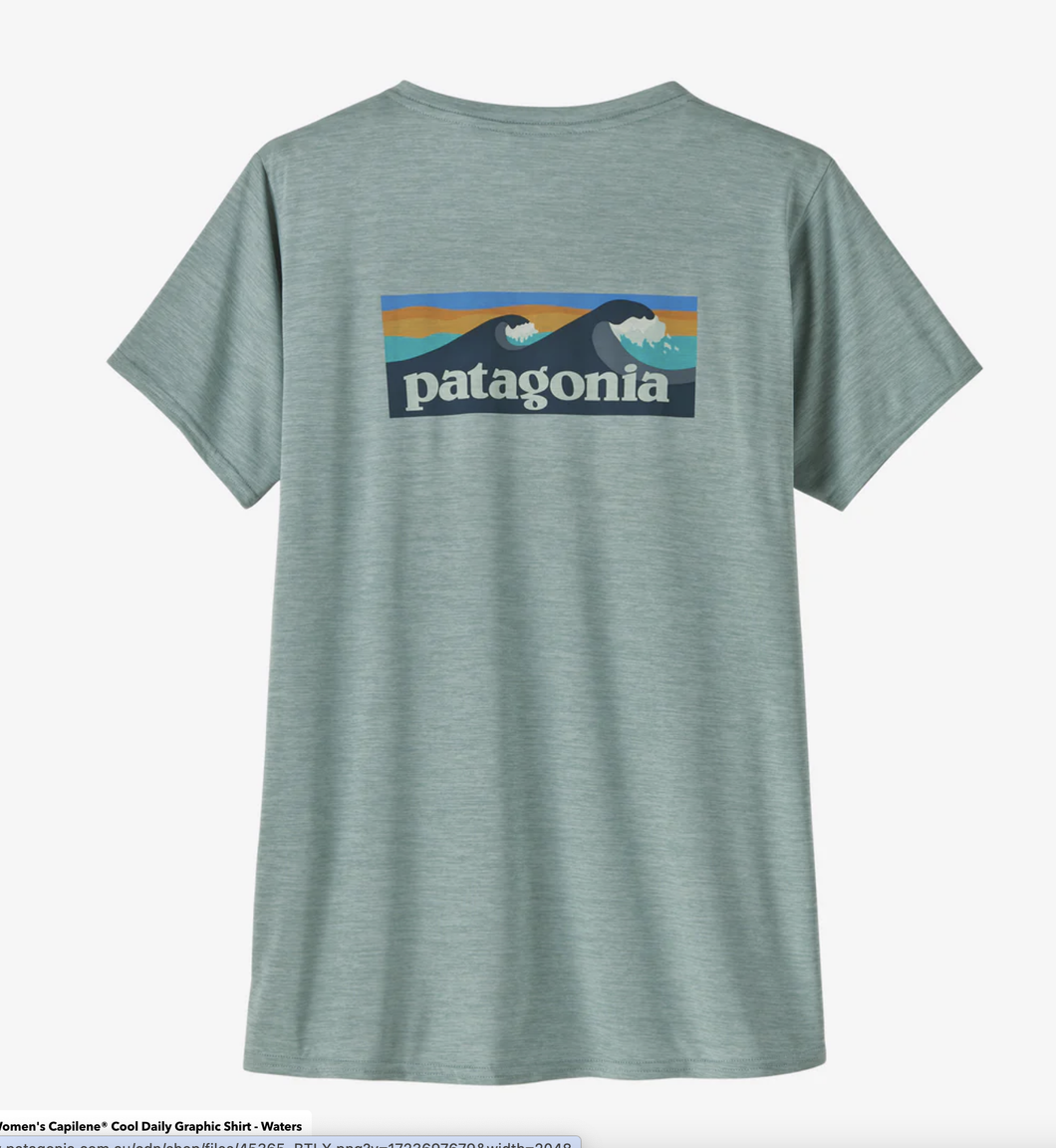 CAPOLINE COOL DAILY GRAPHIC TEE-WATERS-WOMENS
