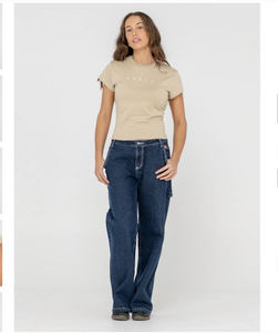 RUSTY CORE SKIMMER BABY TEE