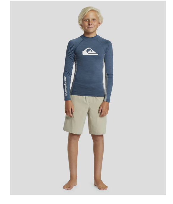 EVERYDAY UPF50 COMP LS RASH SHIRT-YOUTH