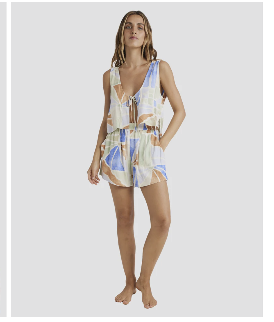 MYSTIC TIDES TIE TOP