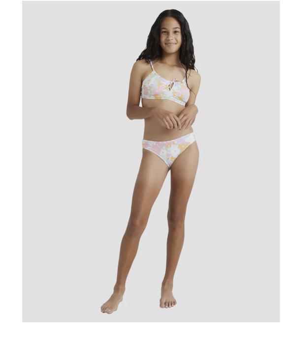 KISSED BY THE SUN COCO BRALETTE BIKINI SET-GIRLS 6-14