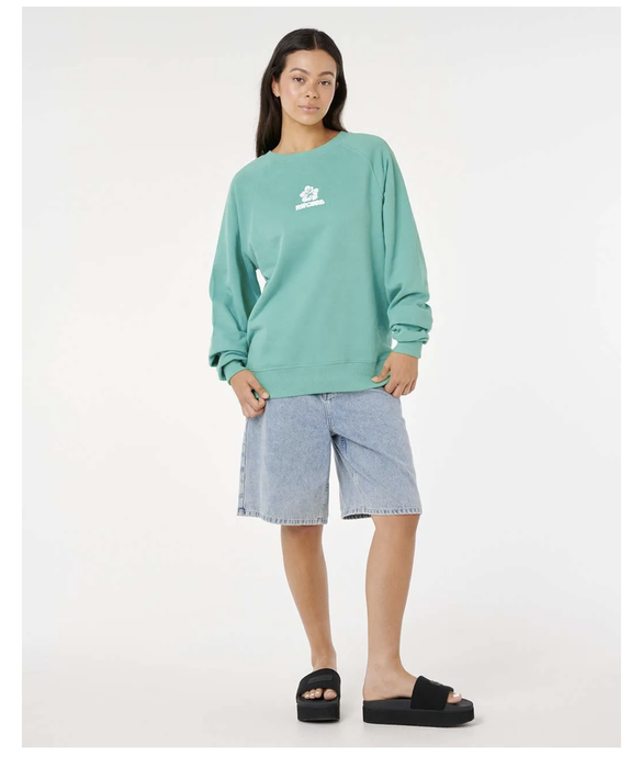 LUXE SURF RAGLAN RELAXED CREW