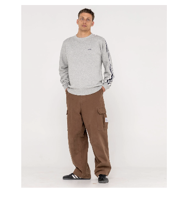 BIG RED CREW SWEATER-MENS