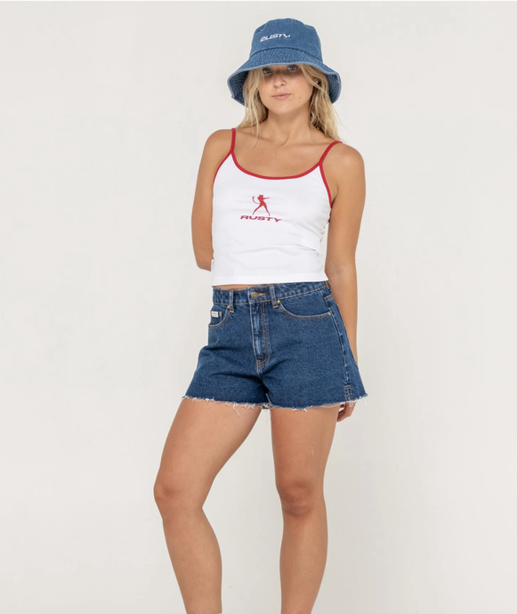 MISS ME DENIM BUCKET HAT