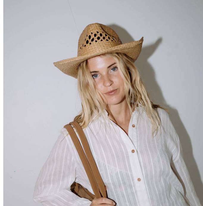 HOWDY COWBOY STRAW HAT