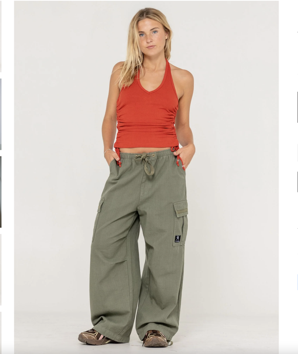 RIVER LOW RISE BAGGY CARGO PANT
