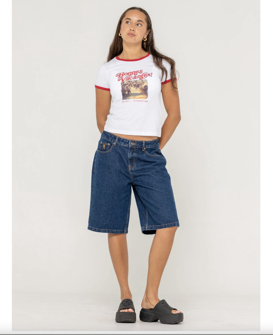 BONNES VACANCES RINGER BABY TEE