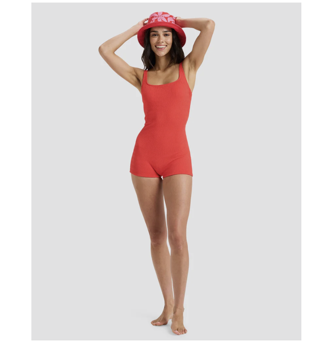 WOMENS LAGOS BOY LEG ONE PIECE SWIMSUIT