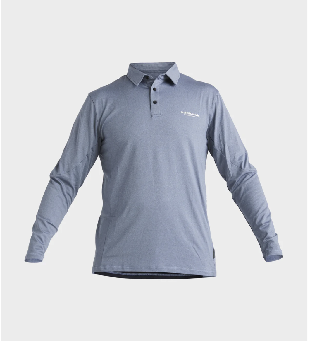 MENS BAITBALL LONG SLEEVE POLO UPF 50