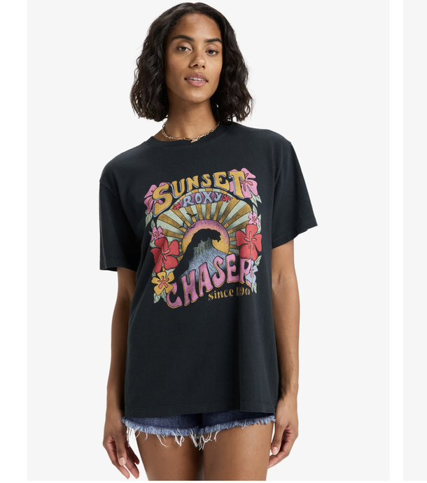 WOMENS SUNNY OVERSIZED STONE WASHED  TEE