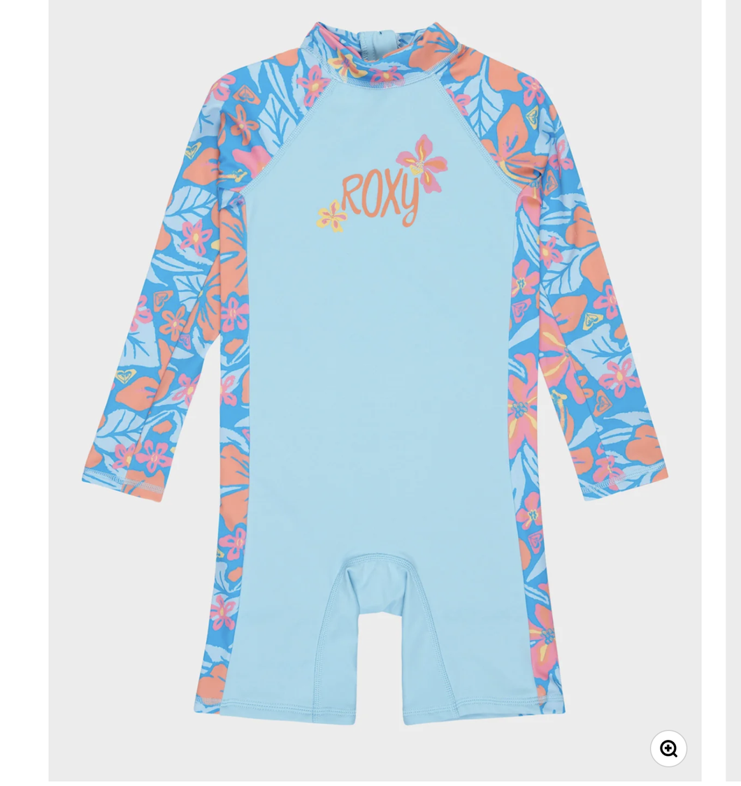 GIRLS HIBISCUS HUGS SPRINGSUIT 2-7