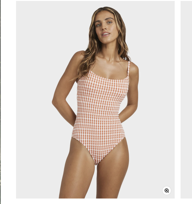 WOMENS WAVE CHECK MIA ONE PIECE