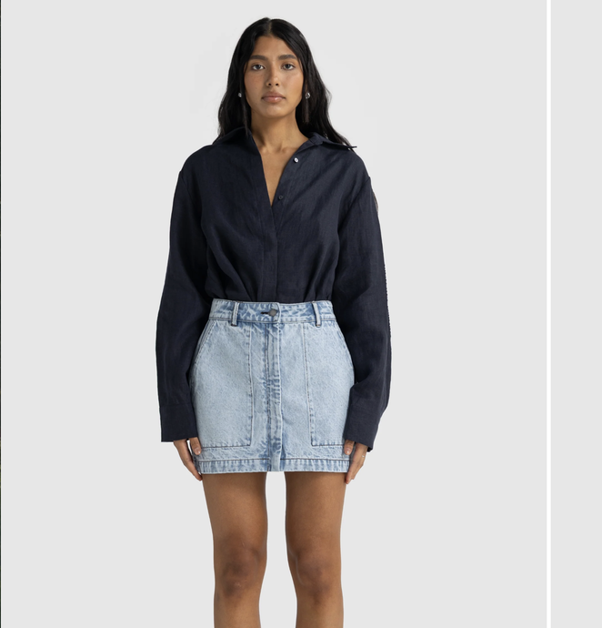 HARLEY DENIM MINI SKIRT