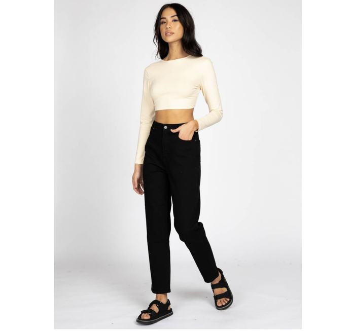 HIGH MOM JEAN STRETCH-RTB