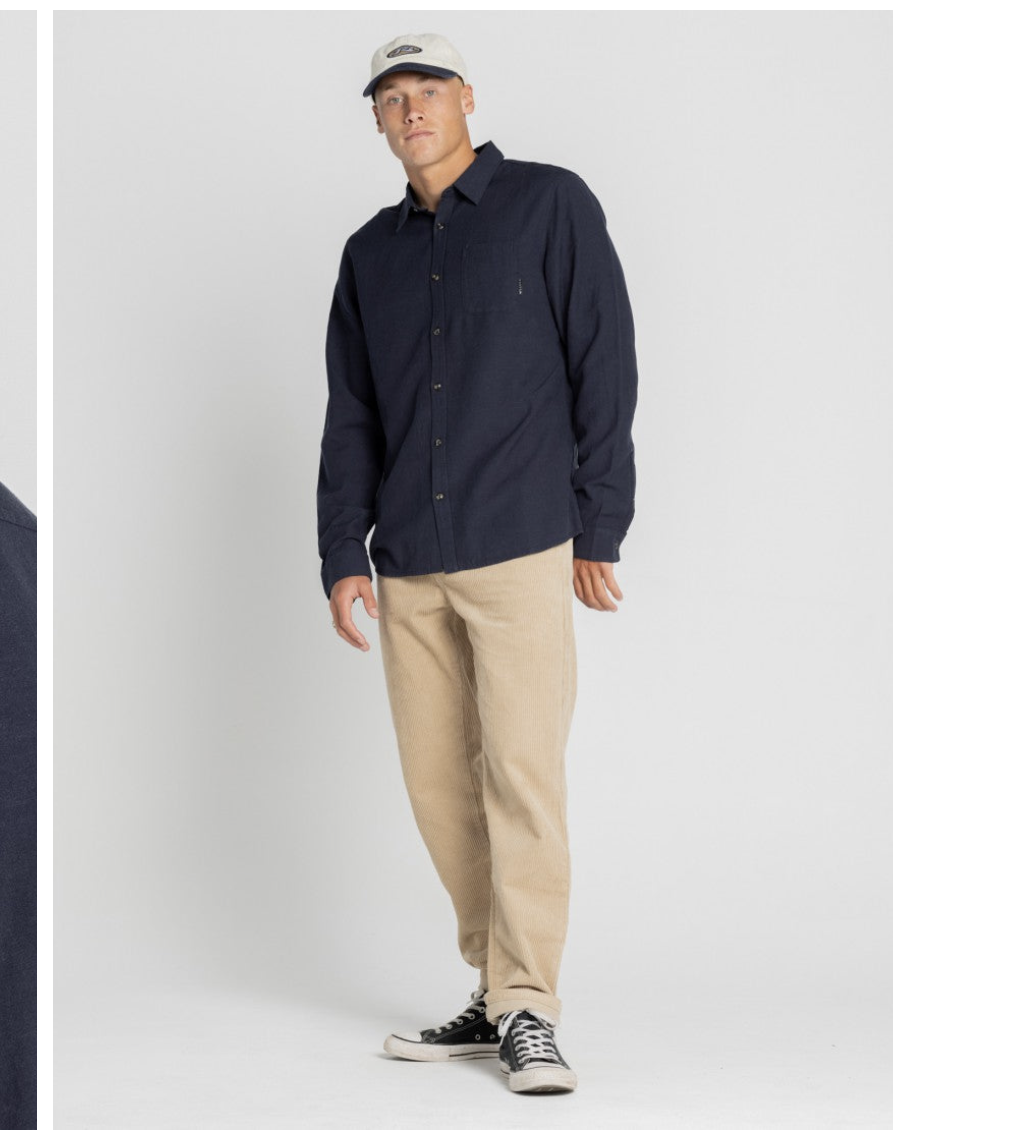 OVERTONE LONG SLEEVE LINEN SHIRT 1