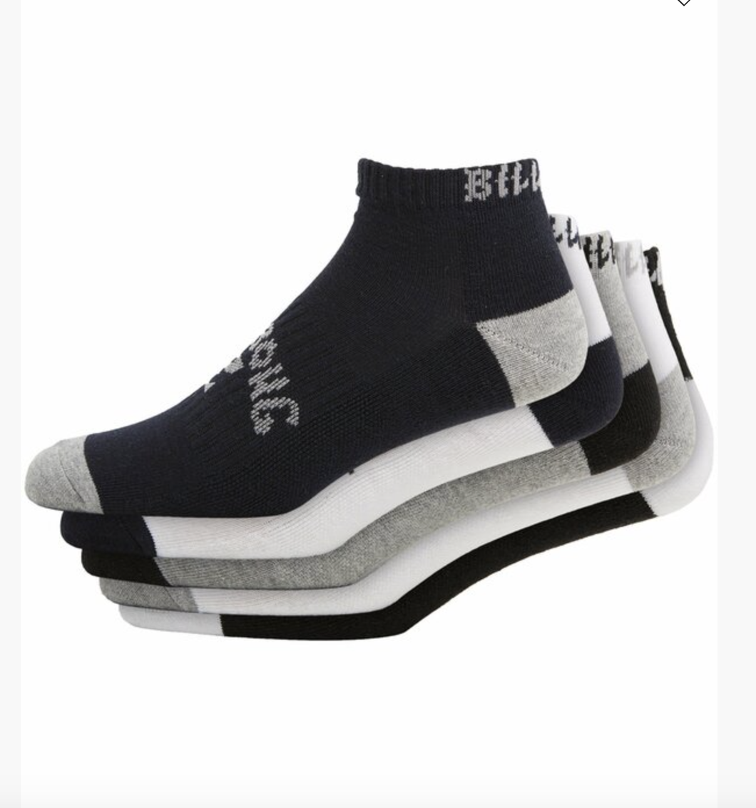5 PACK ANKLE SOCKS